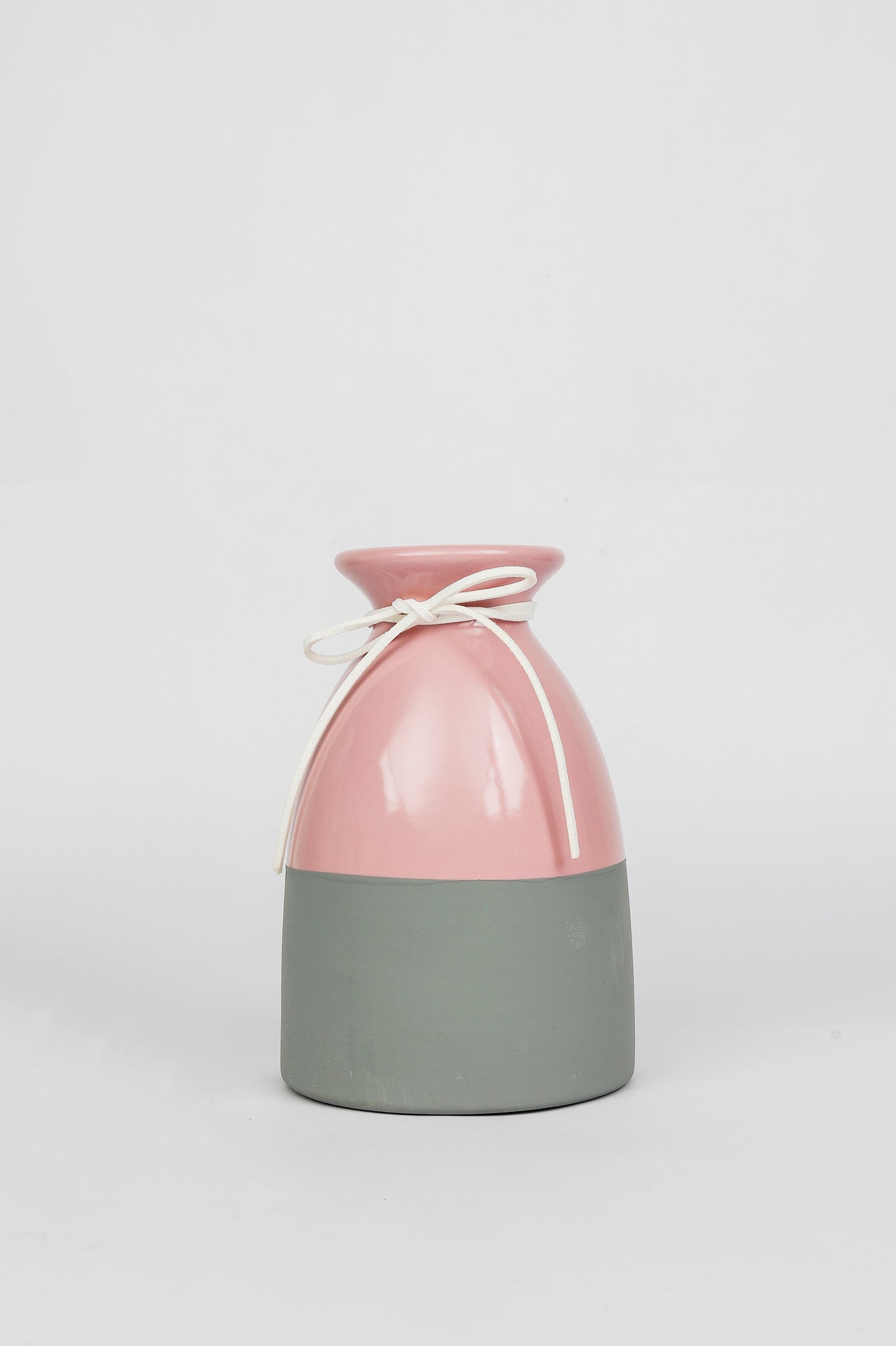 ROPE NECK VASE - PINK