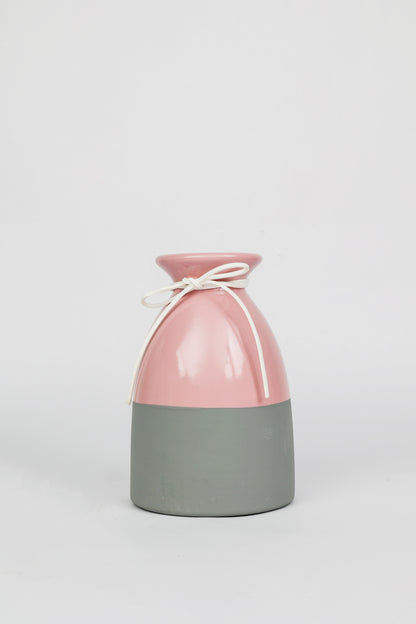 ROPE NECK VASE - PINK