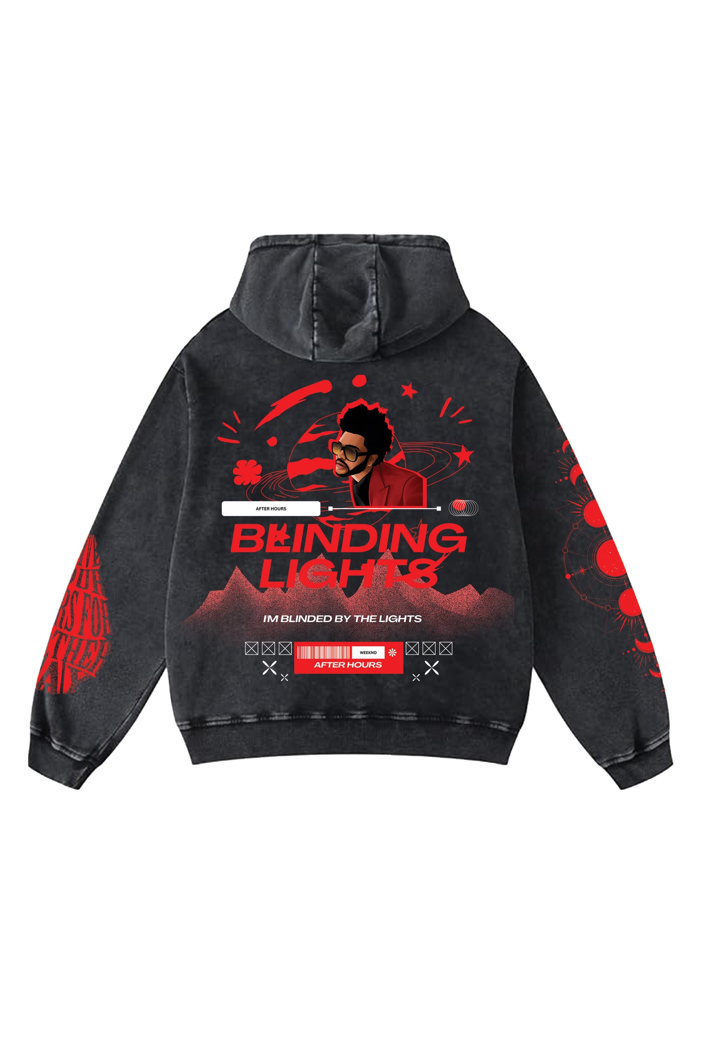 Weekend Blinding Lights Oversized Hoodie