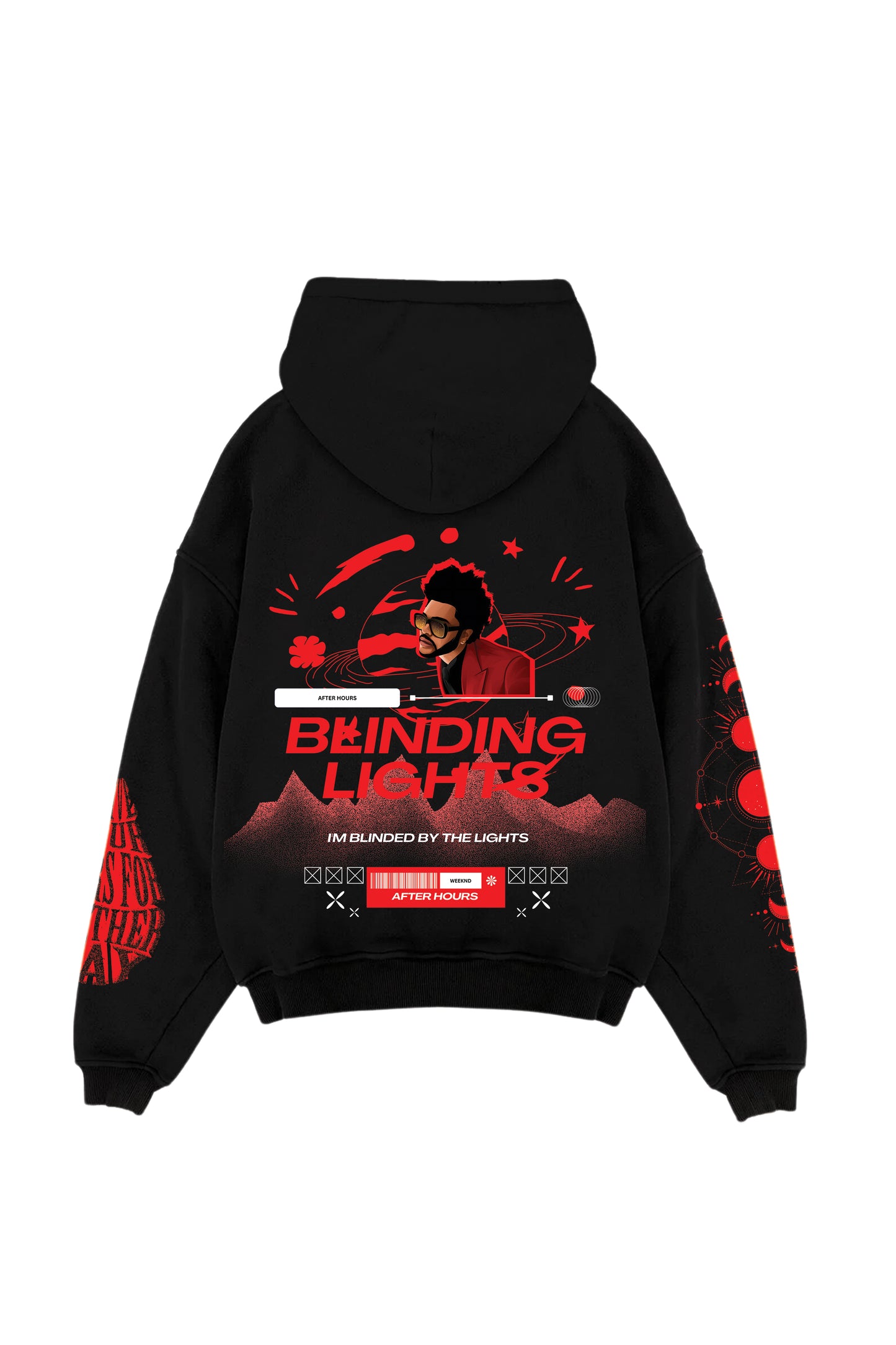 Weekend Blinding Lights Oversized Hoodie