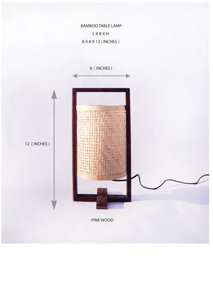 The Plus Bamboo Table Lamp